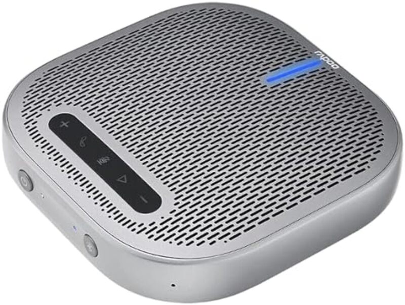 RAPOO CM500 Bluetooth Omnidirectional Speakerphone 360 Voice Pickup 4 Microphone array 24 Hours Call Time Noise Reduction